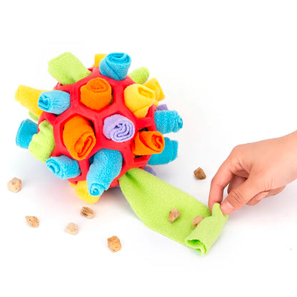 Snuffle Ball Interactive Treat Game for Small Large Dogs